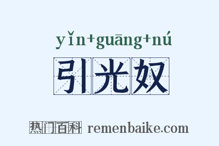 引光奴是什么意思的图片